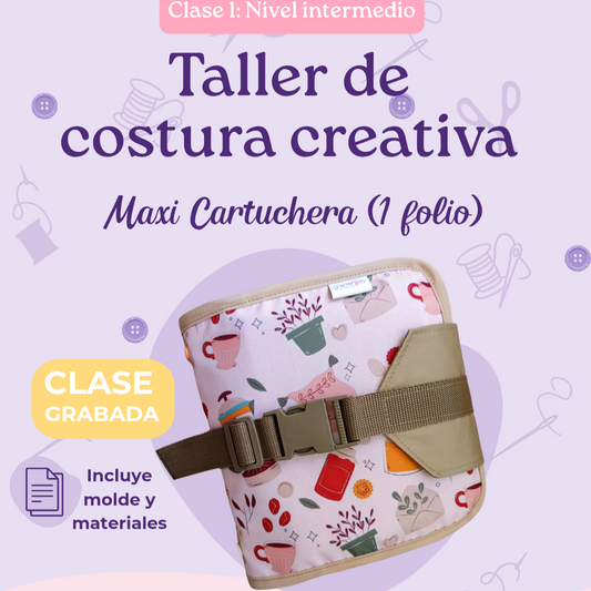 Clase 1: Maxi Cartuchera Aurora (1 folio)